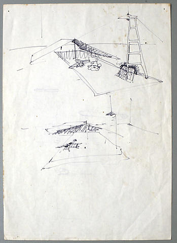 Working drawing for "No Sun, No Rain, No Radiation"