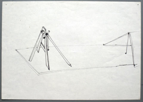 Working drawing for "No Sun, No Rain, No Radiation"