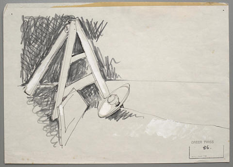 Working drawing for "No Sun, No Rain, No Radiation"