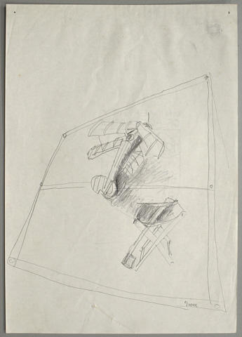 Working drawing for "No Sun, No Rain, No Radiation"