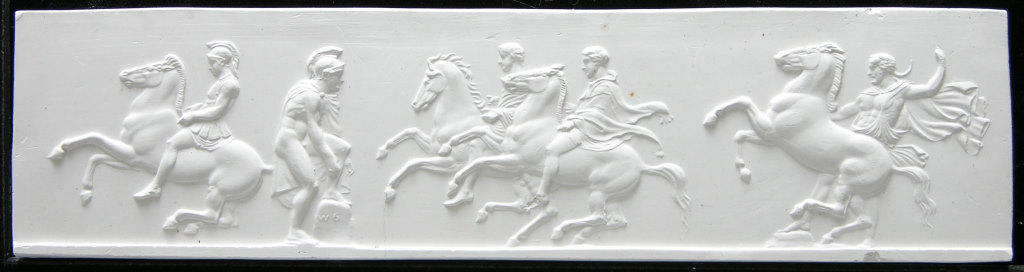 West frieze - Horsemen, riders preparing for Battle
