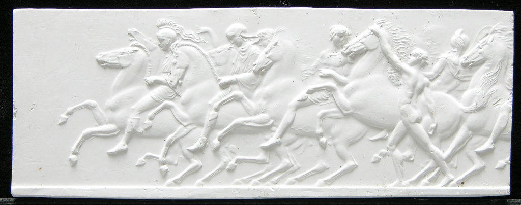 North frieze - Horsemen and warriors