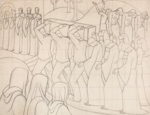 Drawing for 'Funeral March'