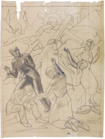 Drawing for 'Religion and Life'