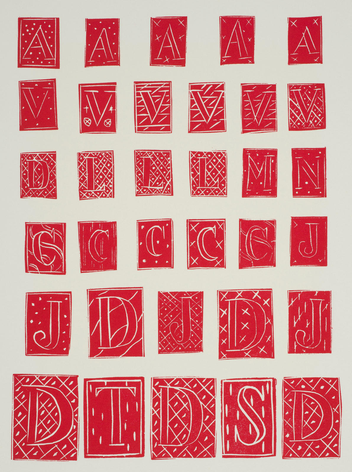 33 lettrines (33 letters)