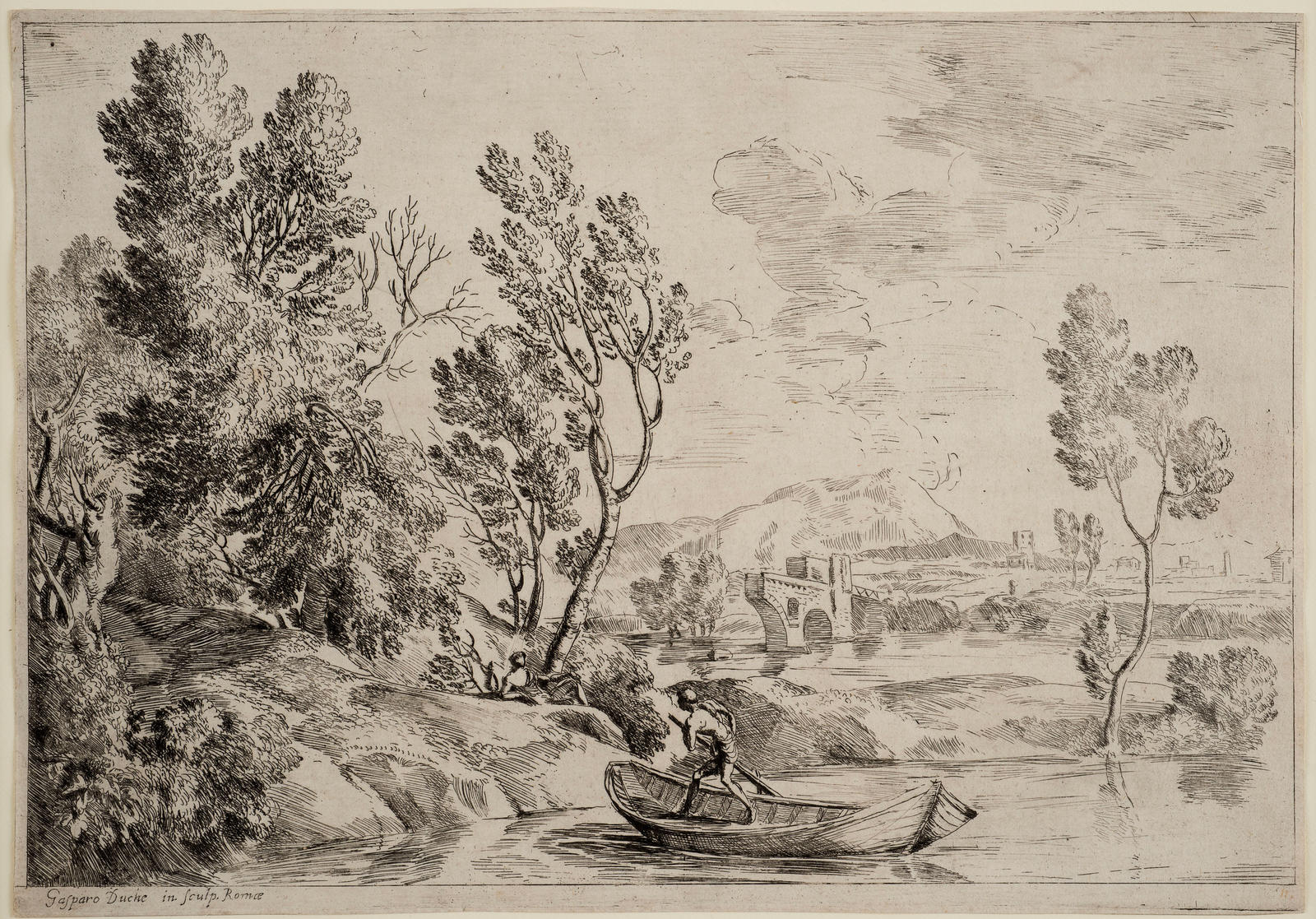 Landscape with Remains of a Stone Bridge