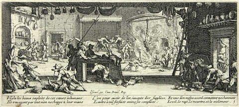 Plundering of a farmhouse