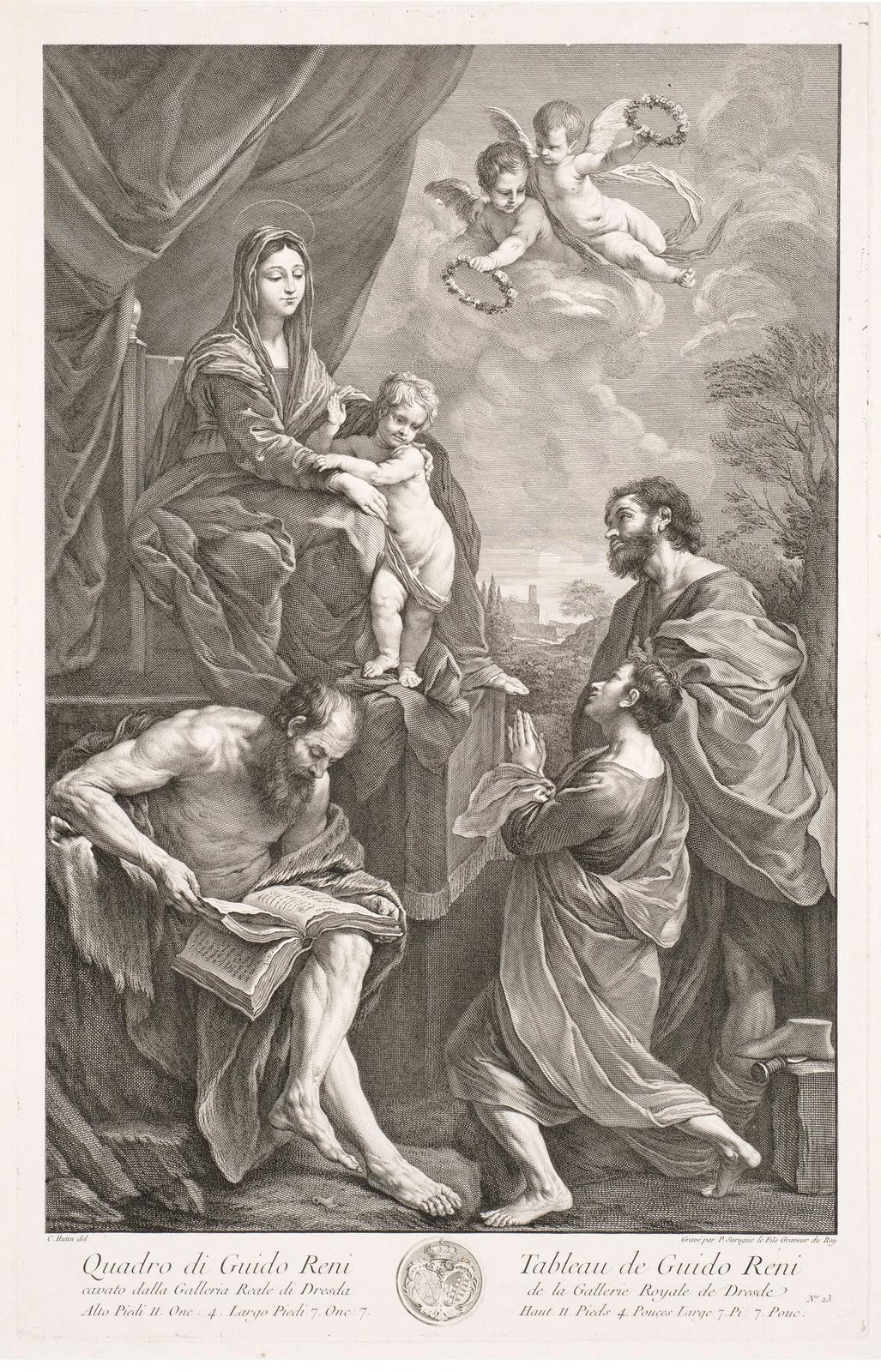 The Virgin and Child Enthroned, with Sts Crispus, Crispinianus and Jerome