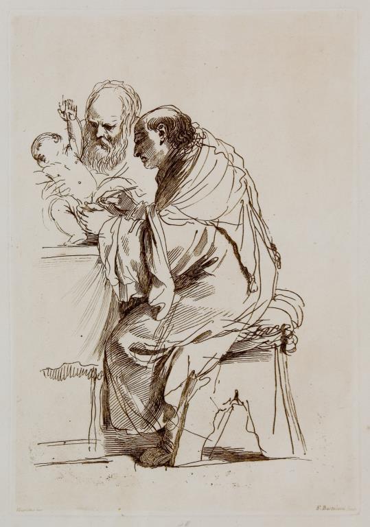 Circumcision, after Guercino