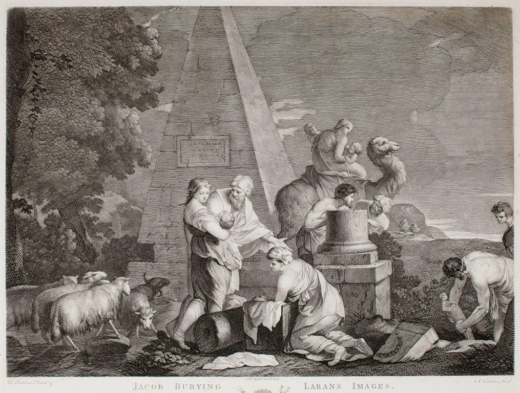 Jacob burying Laban’s images