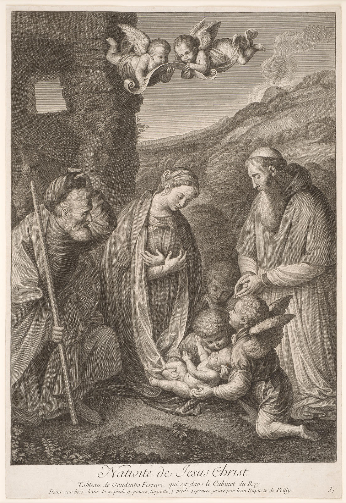 Nativité de Jesus Christ (Nativity of Jesus Christ with a Donor)