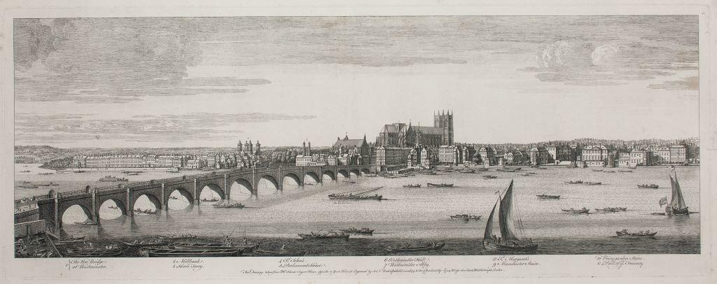 View of the New Bridge at Westminster