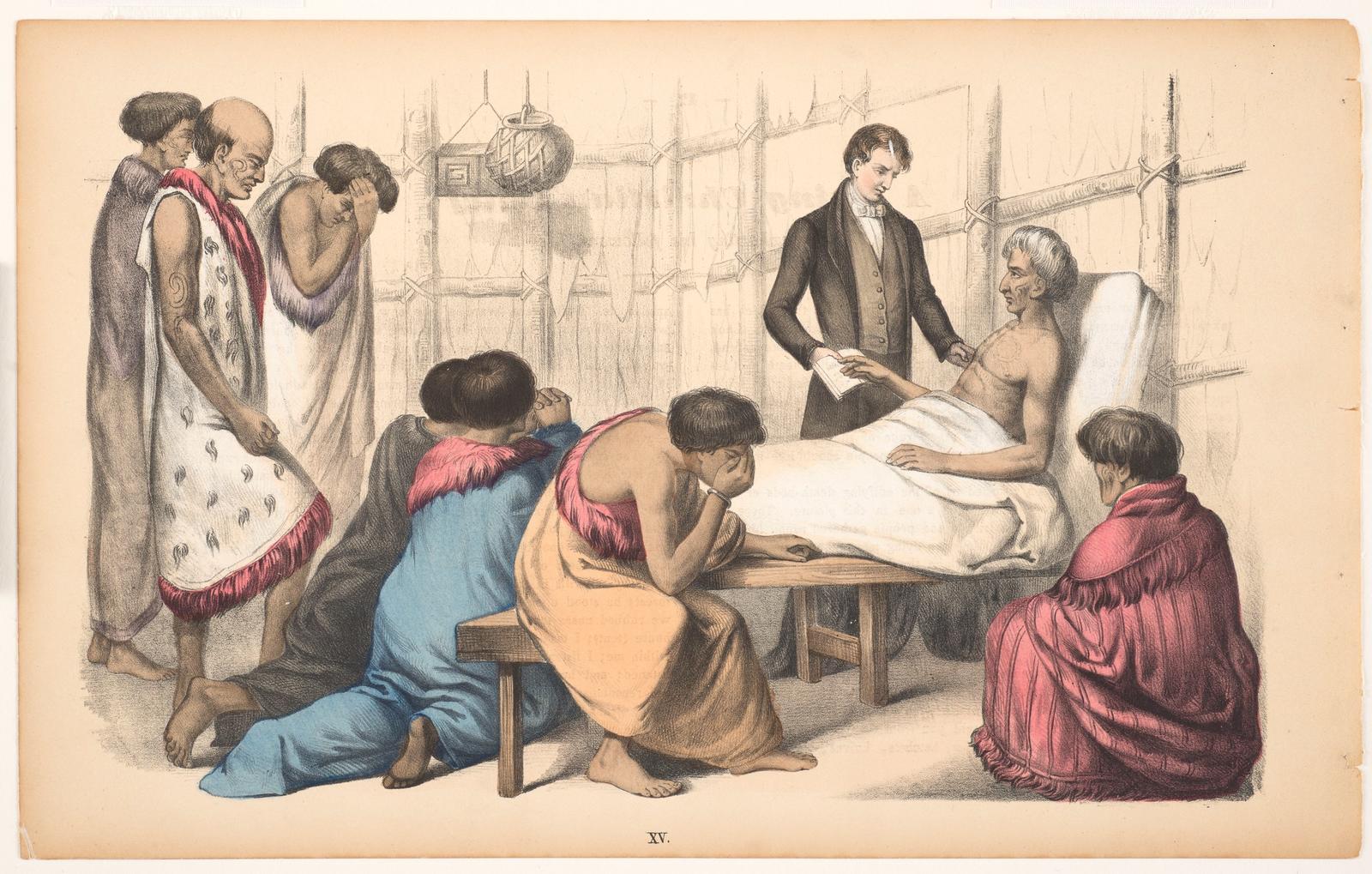 A Dying Christian Chief, Exhorting His Followers