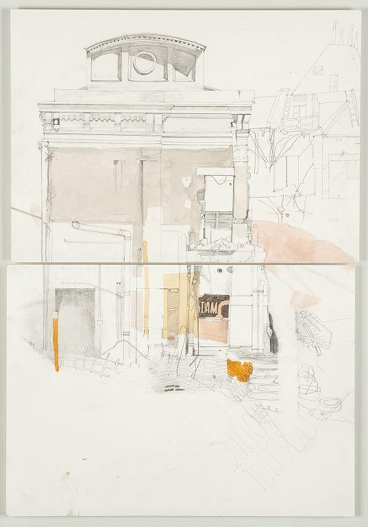 Documentation through Drawing: Demolition at the Auckland Art Gallery (4)