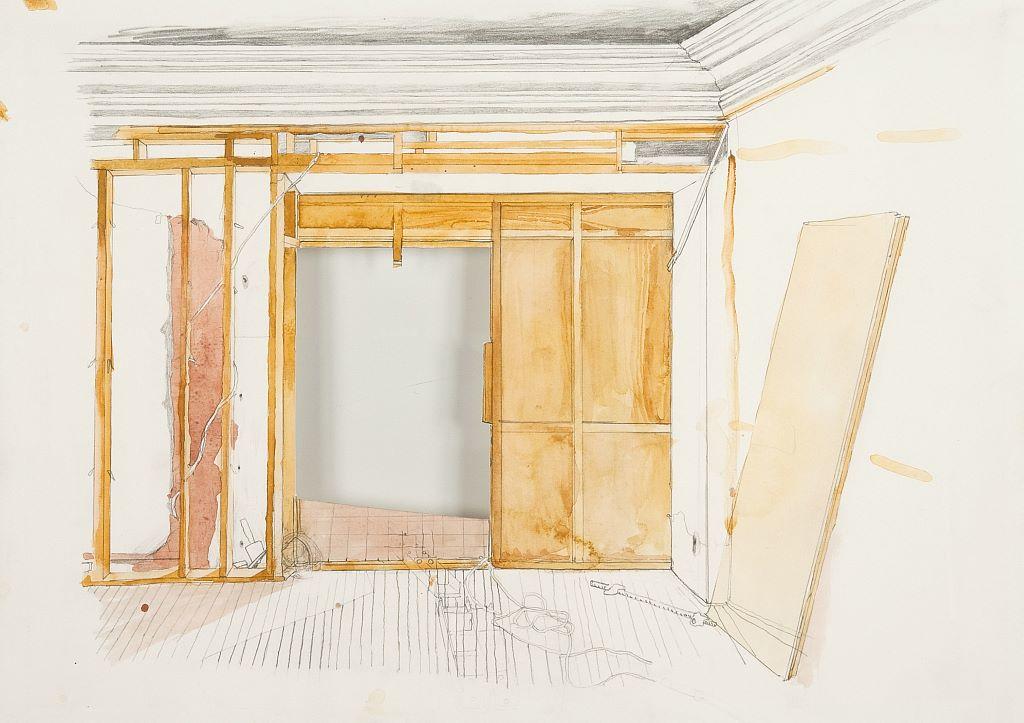 Documentation through Drawing: Demolition at the Auckland Art Gallery (6)
