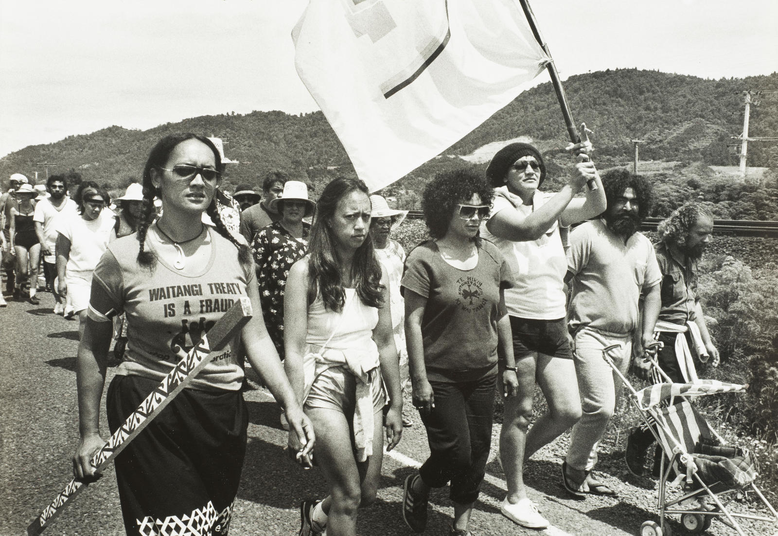 Mass march from Turangawaewae to Waahi, 15 kilometres