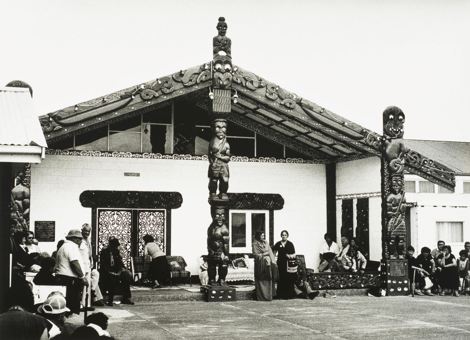 Evening at Te Puea Marae, Mangere