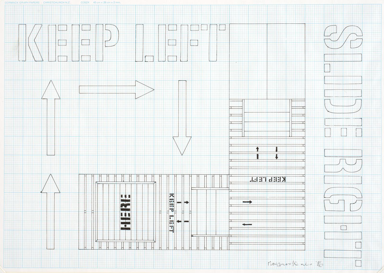 Here and There (preparatory drawing no.2)