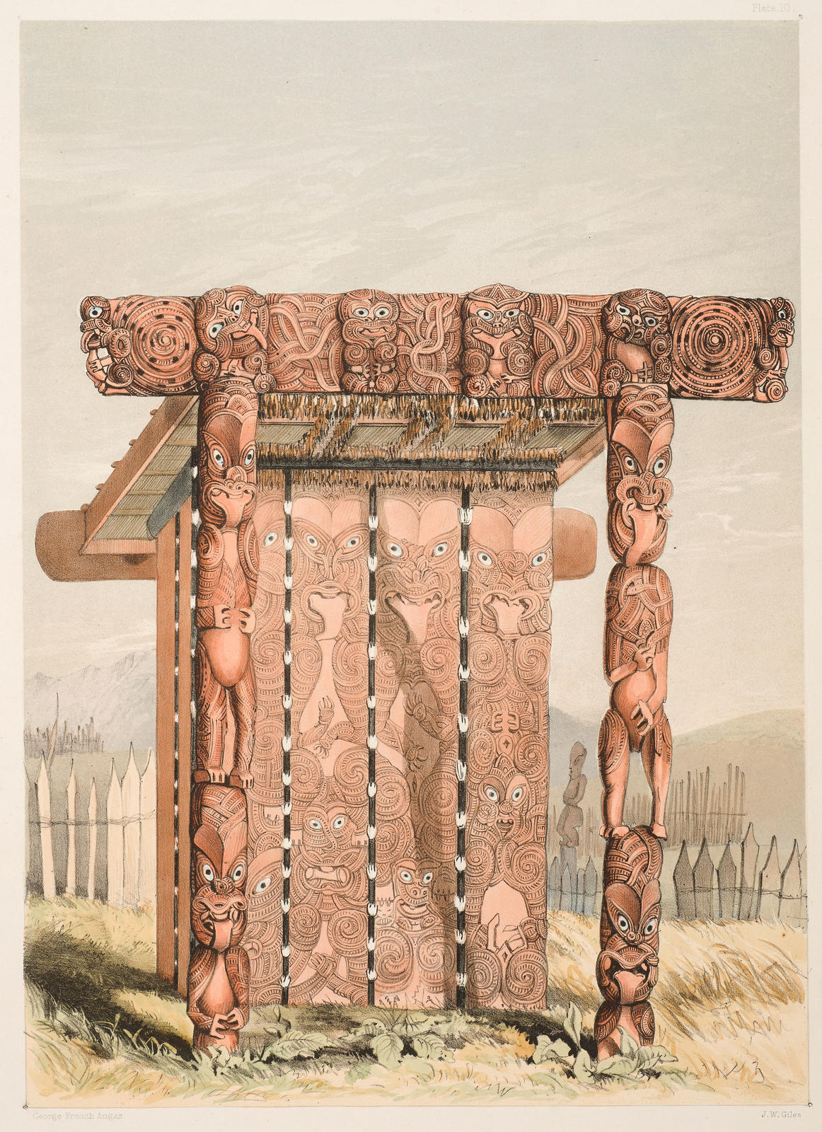 Monument to Te Wherowhero's Favourite Daughter, at Raroera Pah, near Otawhao