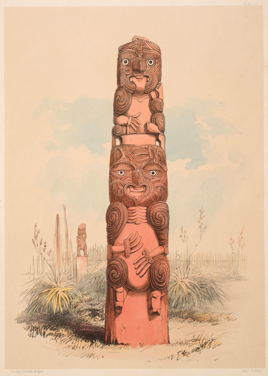 A Tiki, at Raroera Pah