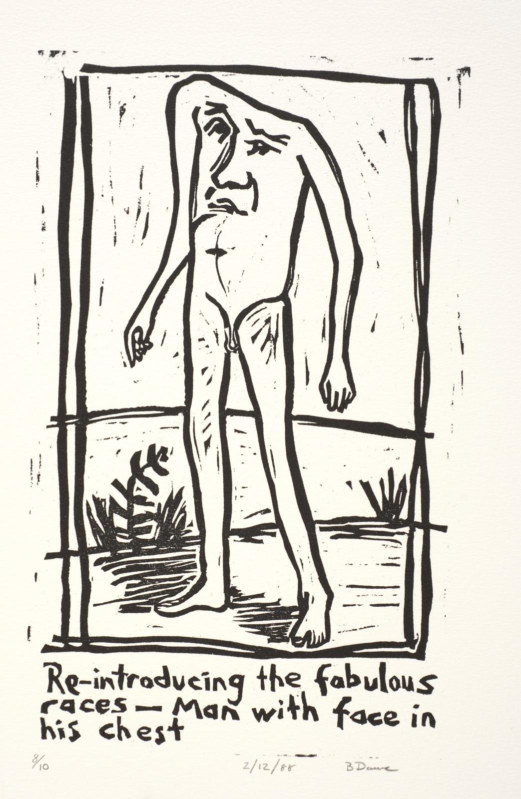 Re-introducing the fabulous races - Man with a face in his chest