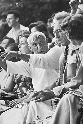 The bullfight - Picasso explaining to Cocteau