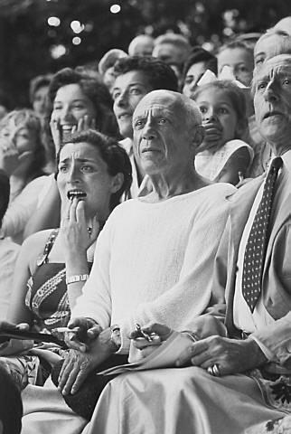The bullfight - Jacqueline, Picasso, Cocteau