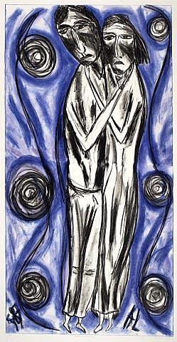 A Couple Embracing