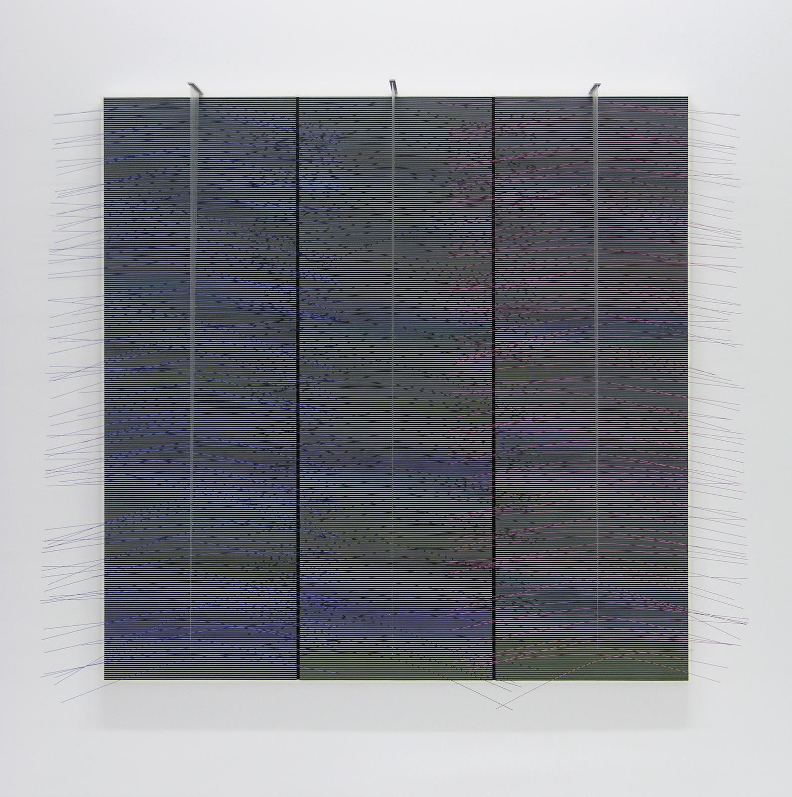 Triptico Azul, Negro y Violetta (Blue, Black and Red triptych)