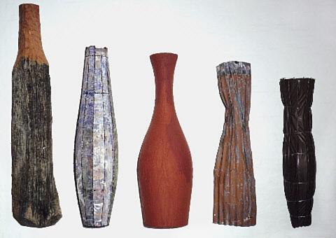 Still life with burnt sienna vase