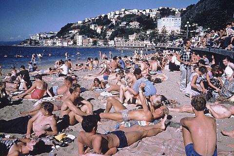 Oriental Parade, Wellington, March 1960