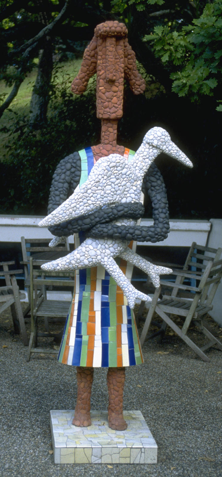 Woman with bird