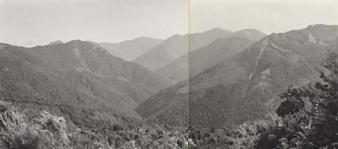 Looking down Goulter Valley, from the Hills above Lake Chalice