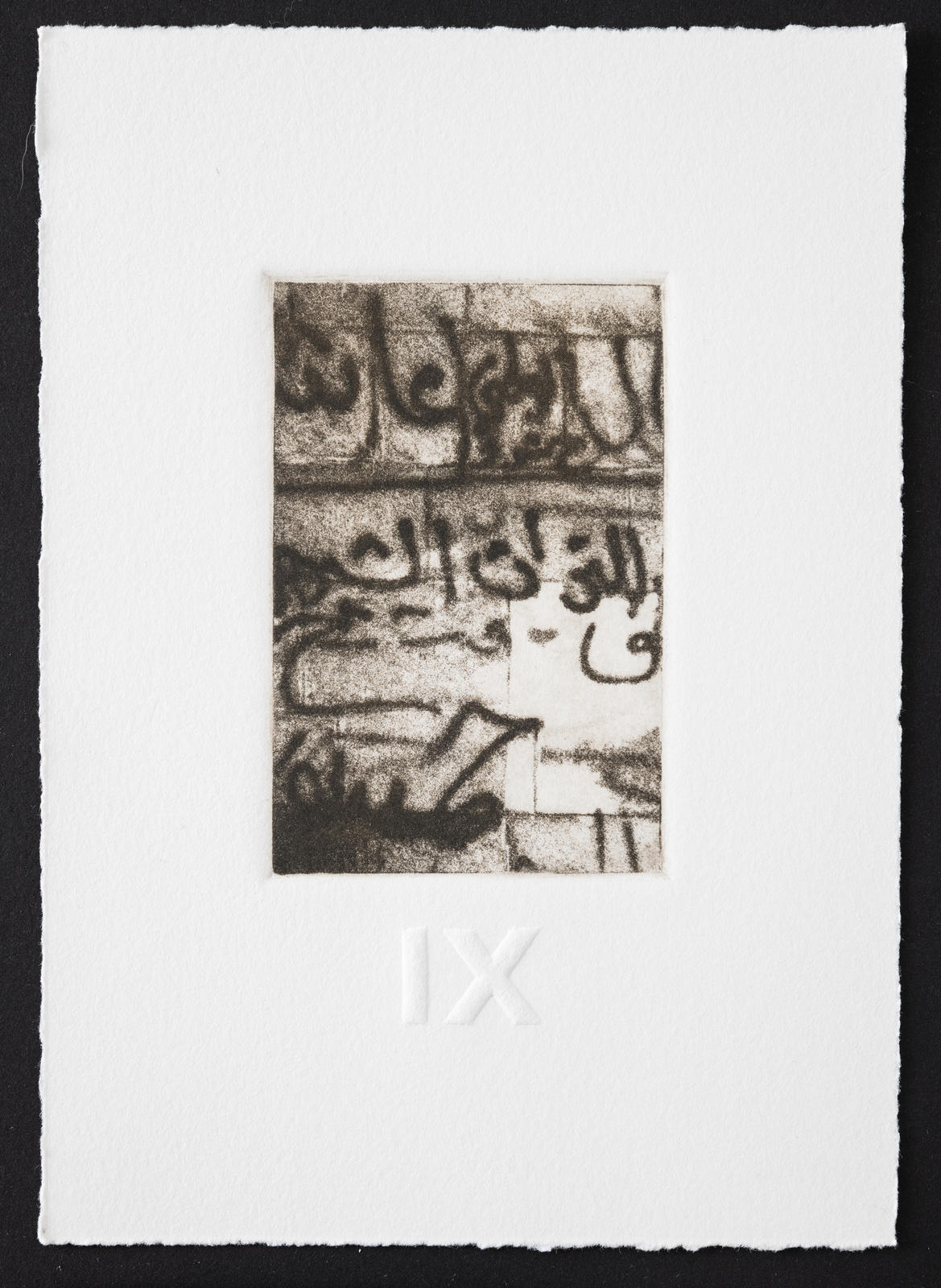 Along the way of sorrows, IX