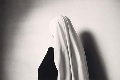 The white veil of a novice "Our habit signifies complete detachment from the things of this world" (M Foundress 1902)