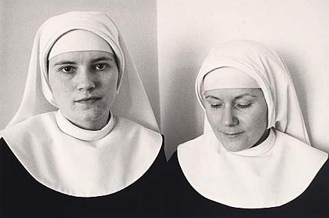 Sister Luke and Sister Therese, novices in the community