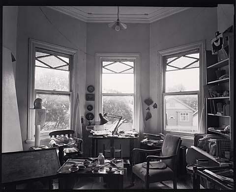 Studio at Williamson Avenue, Grey Lynn, 14 February 1990
