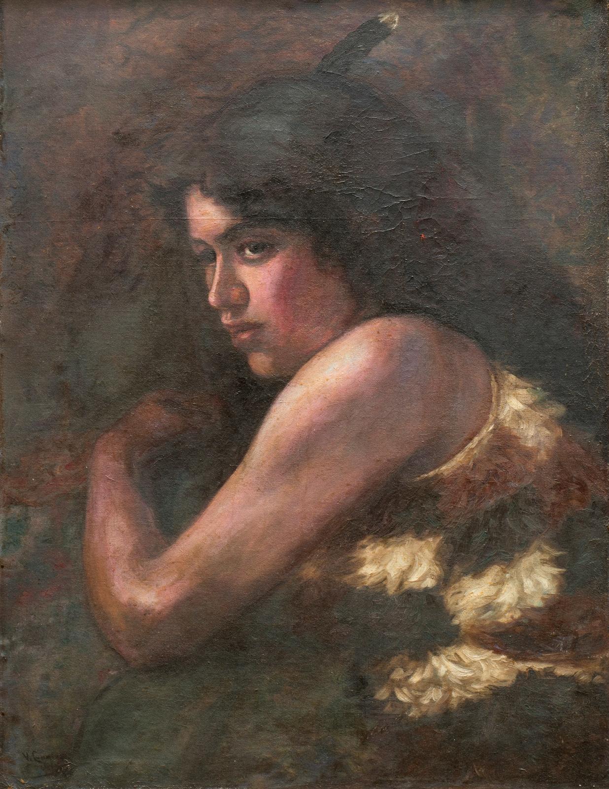 Portrait of a Māori Woman