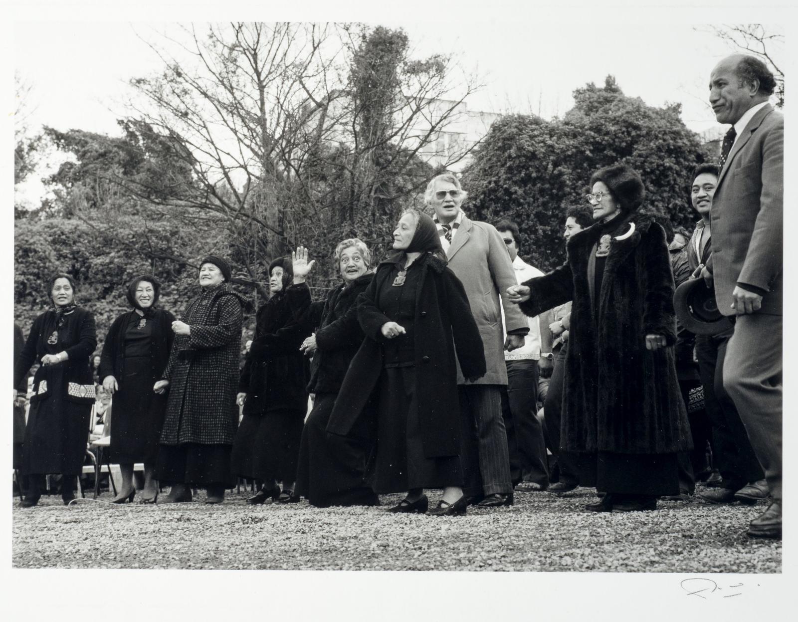 Opening at Pipitea Marae, Wellington, 1980