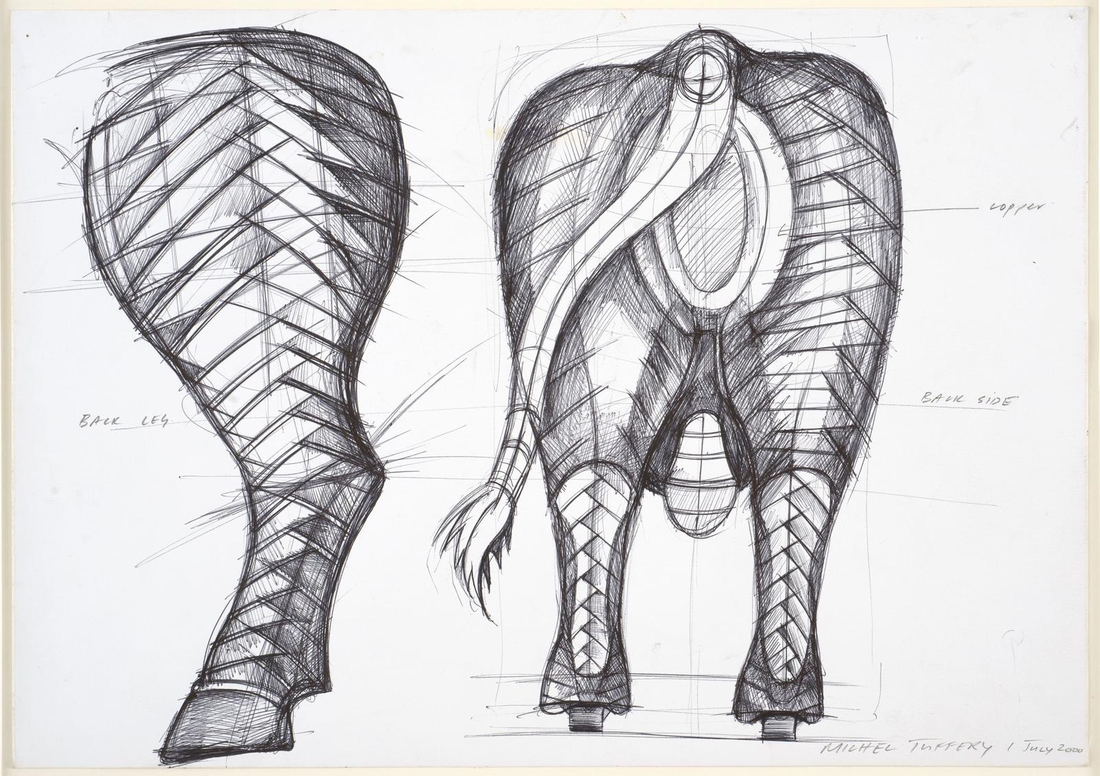 Tin Bull working drawing #1