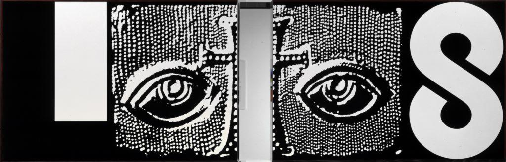 detail A Person Looks At A Work Of Art/ someone looks at something ... LOGOS / HA HA