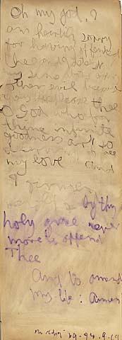 O My God, I am heartily sorry for having offended thee