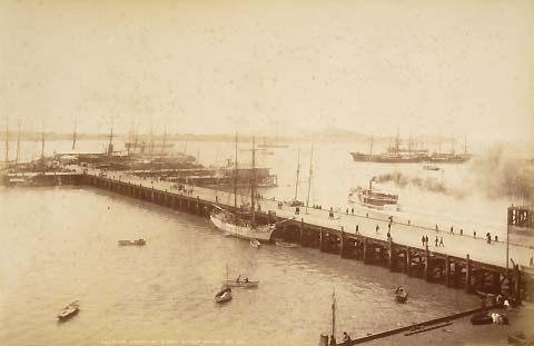 Auckland Harbour, Queen Street Wharf