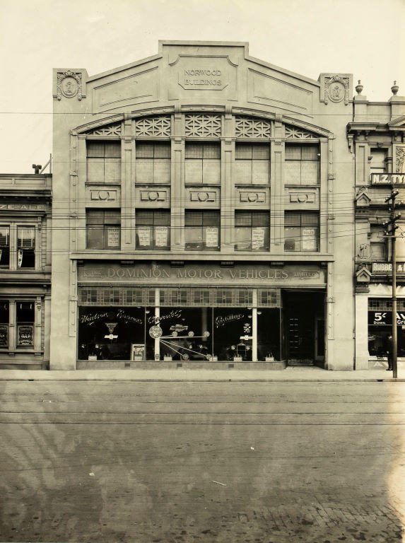 (Dominion Motor Vehicles Ltd) Building façade