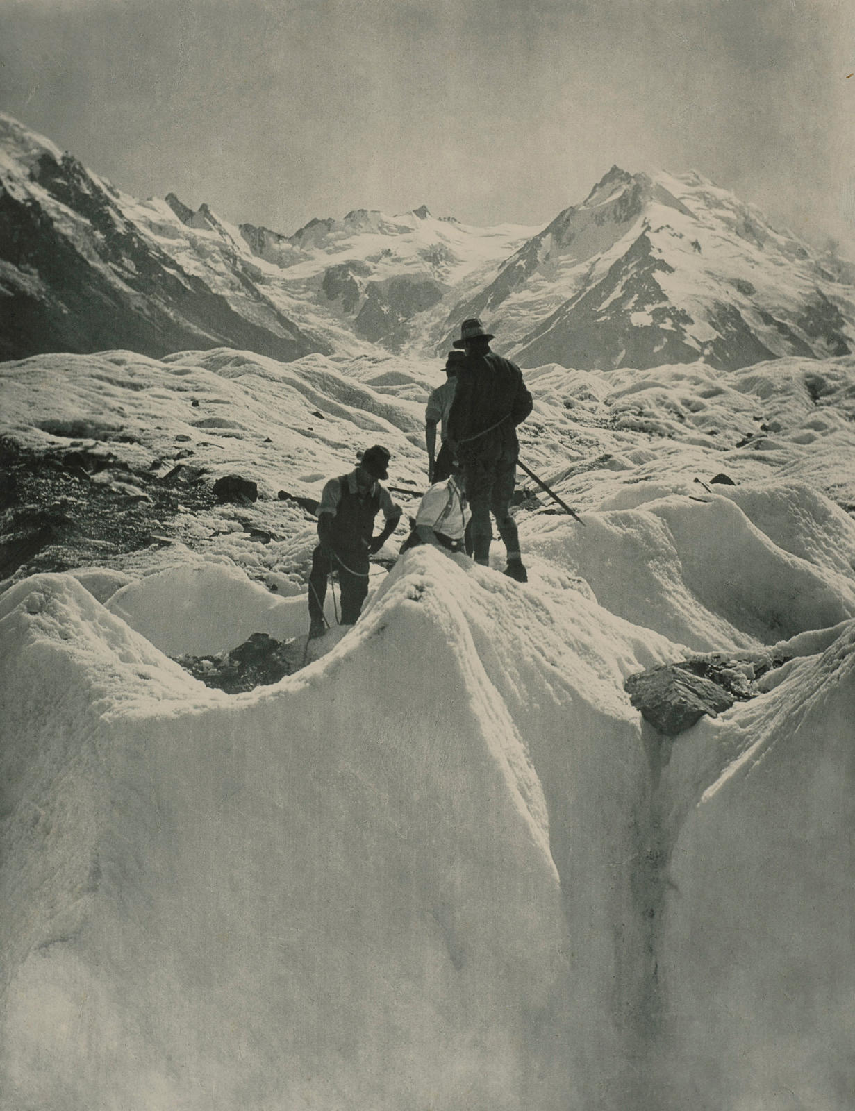 On the Hocksetter (sic) Glacier