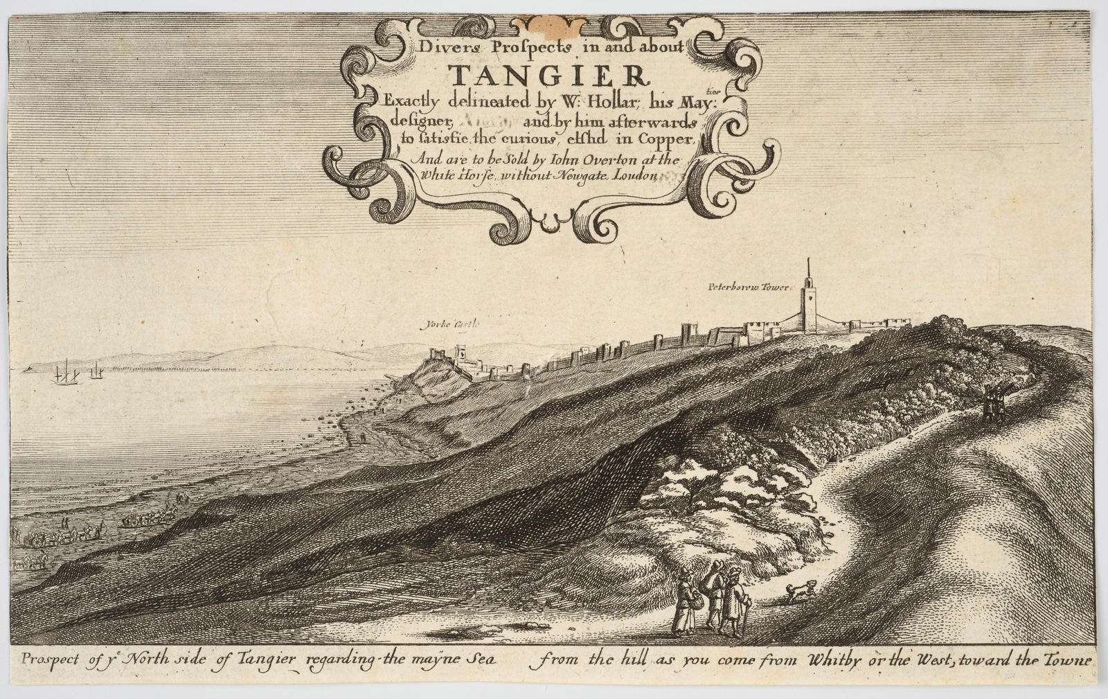Title Plate: Divers Prospects in and about Tangier