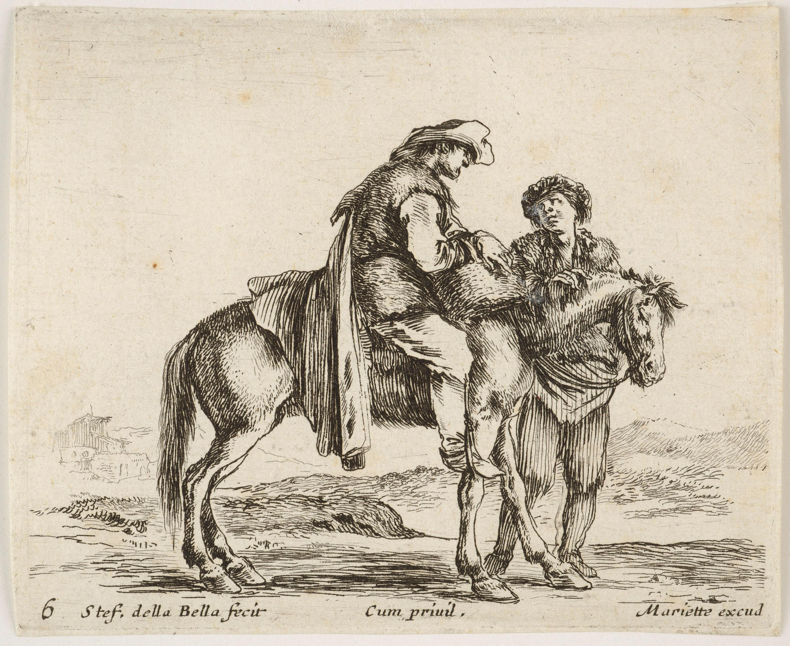 A Peasant on Horseback