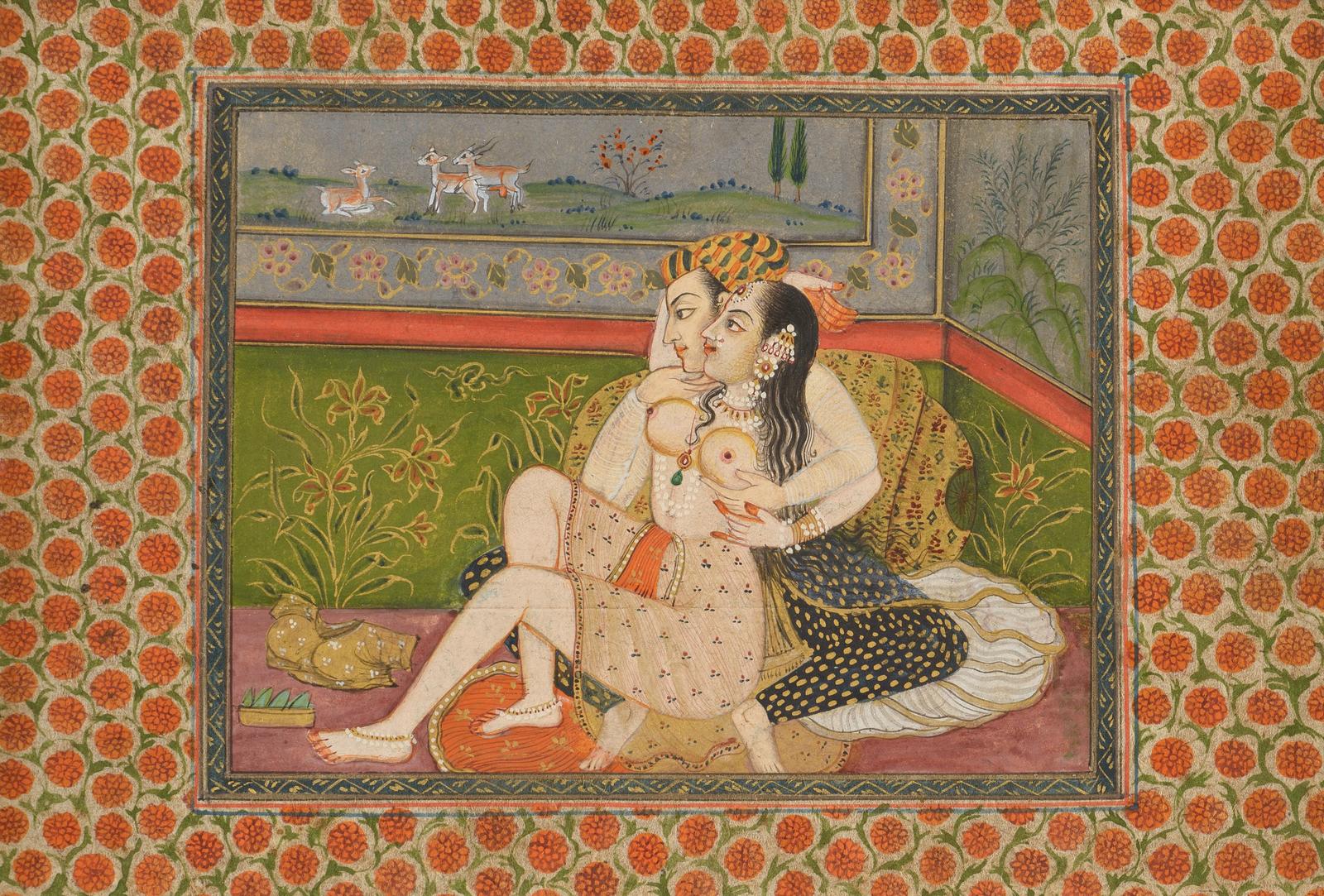 Couple embracing