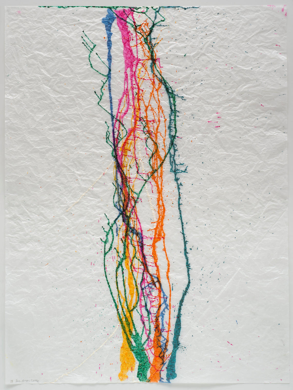 January Music (paper, hand, ink, eye, wind) #13