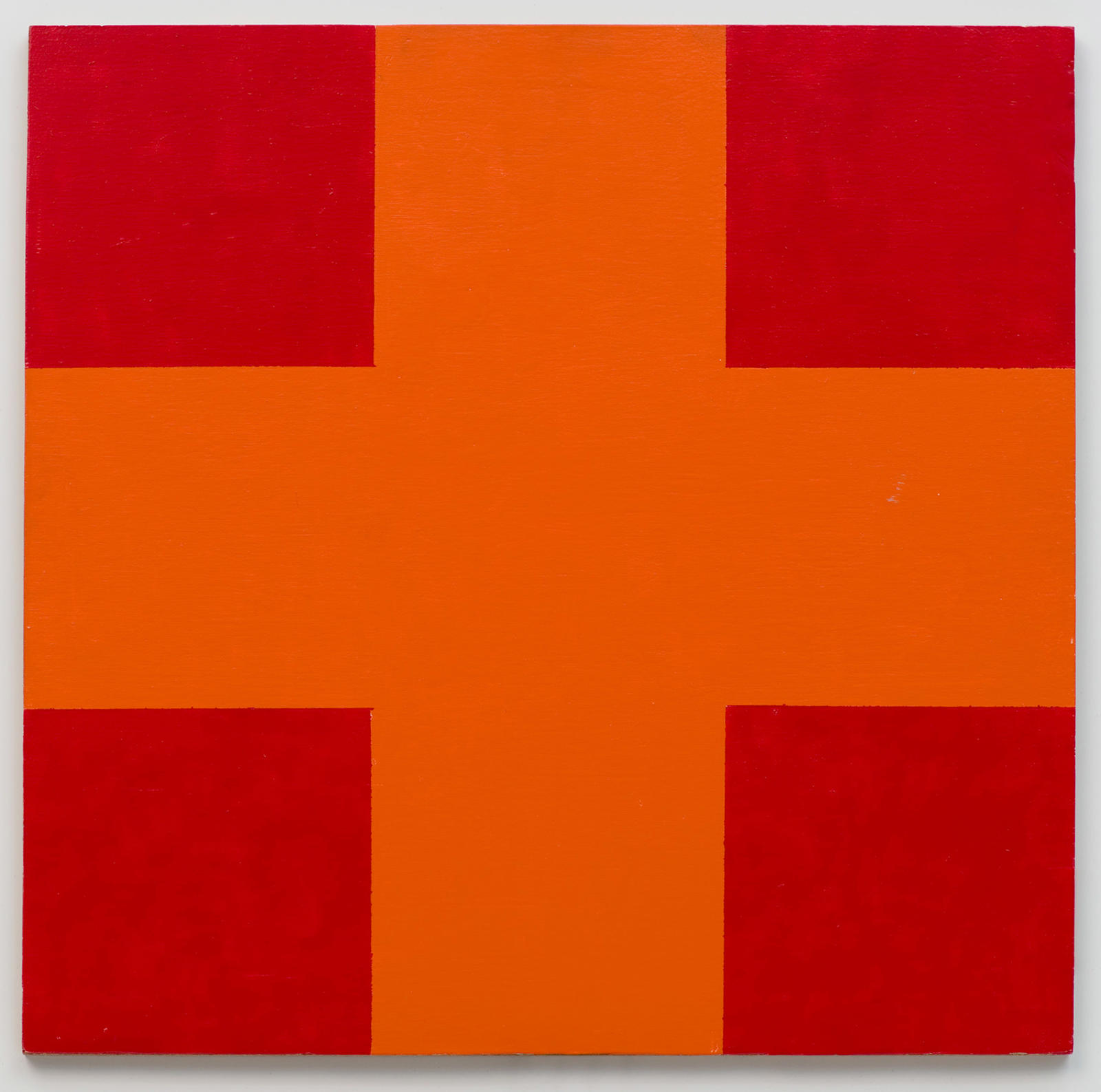 Orange and Red Cross